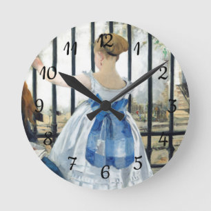 Horloge Ronde Le chemin de fer Edouard Manet