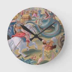 Horloge Ronde Le consul romain Atilius soumet le Serpe africain