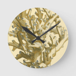 Horloge Ronde Le corail de la mer