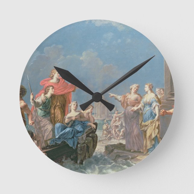 Horloge Ronde Le départ d'Aeneas (Recto)