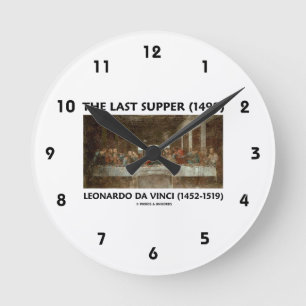 Horloge Ronde Le dernier dîner (1498) par Leonardo da Vinci