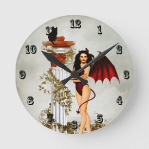 Horloge Ronde Le Diable que l'on connaît mieux