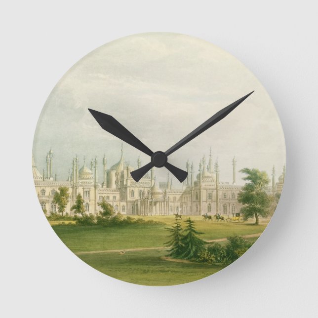 Horloge Ronde Le Front Occidental, from 'Views of the Royal Pavi (Recto)