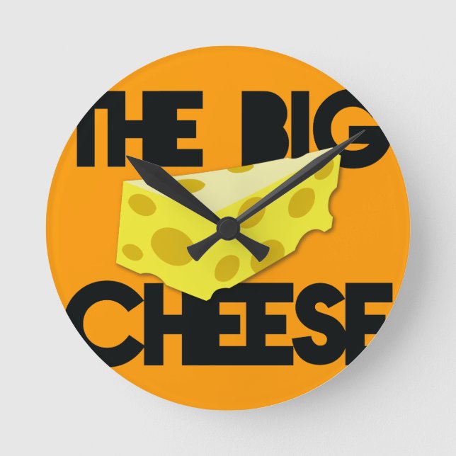 HORLOGE RONDE LE GRAND FROMAGE ! (Recto)