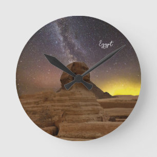 Horloge Ronde Le Grand Sphinx De Gizeh