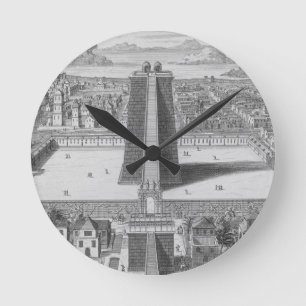 Horloge Ronde Le grand temple de Vitsliputsli à Mexico, I