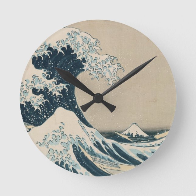 Horloge Ronde Le Grand Wave de Kanagawa (Recto)