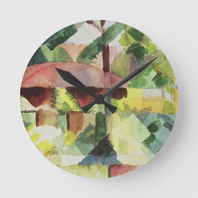 Horloge Ronde Le jardin, 1914 (la semaine sur le papier) (Recto)