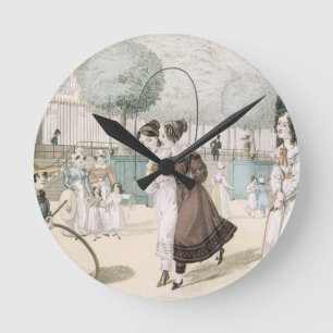 Horloge Ronde Le jeu sautant, plaquent 115 de "Le Bon Genre",
