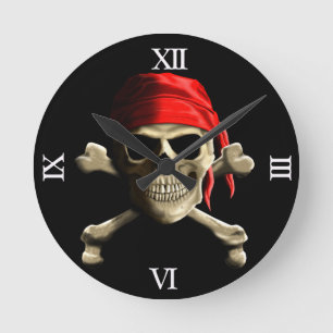 Horloge Ronde Le jolly roger