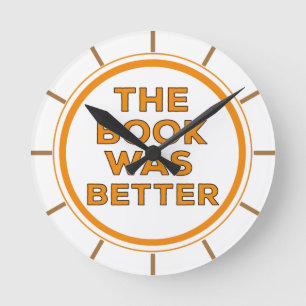 Horloge Ronde Le Livre Était Mieux