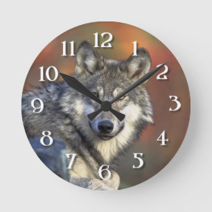 Horloge Ronde Le loup