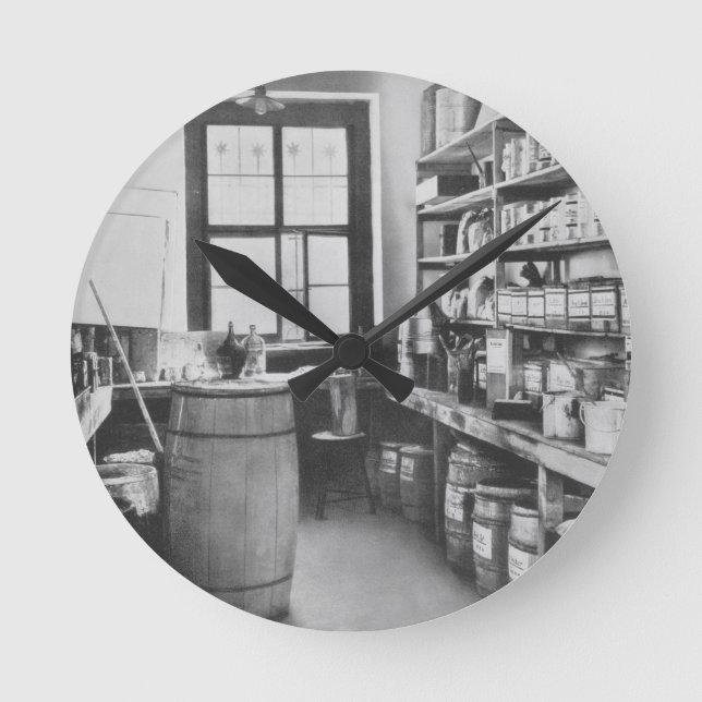 Horloge Ronde Le magasin du studio mural, des Ateliers (Recto)