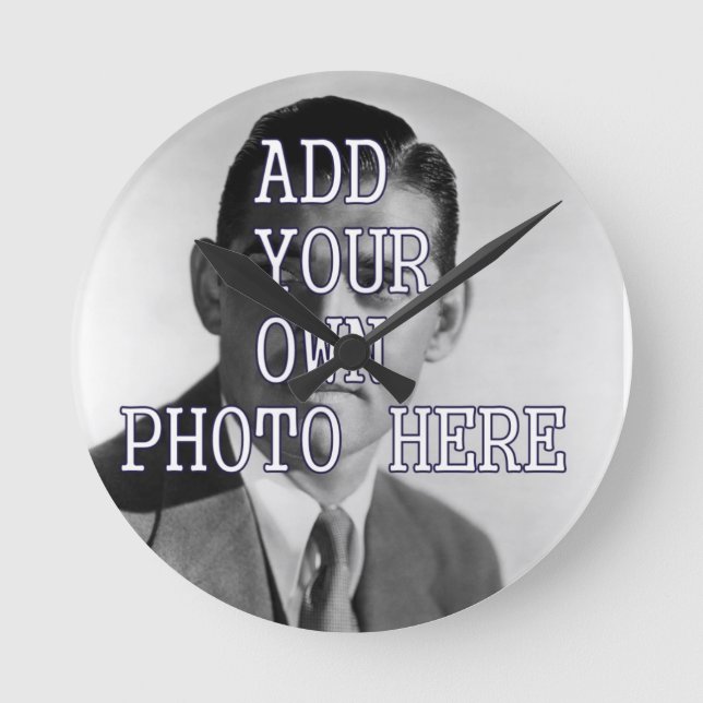 HORLOGE RONDE LE MEILLEUR HOLIDAY POISON DE CLOCK CUSTOMIZABLE (Recto)