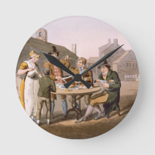 Horloge Ronde Le milieu de l'été Ève, du "costume de Yorkshir