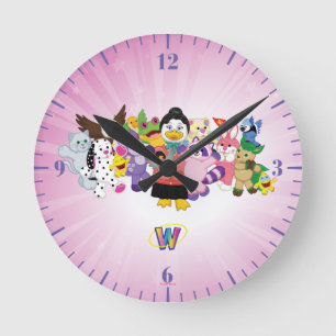 Horloge Ronde Le monde magique de Webkinz