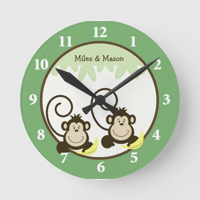 Horloge Ronde Le Mur de Wall Clock (Recto)