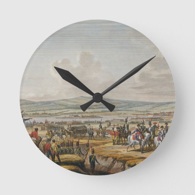 Horloge Ronde Le napoléon visitant le siège fonctionne à Danzig (Recto)