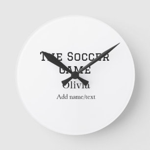 Horloge Ronde le nom du jeu de football coupe du monde fifa anné
