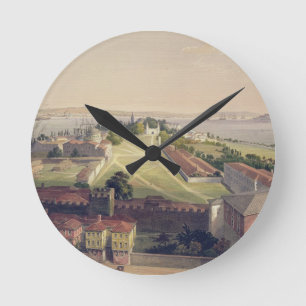 Horloge Ronde Le panorama de Constantinople, plaquent 22 du 'Sof