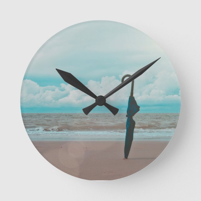 Horloge Ronde Le parapluie - (Recto)