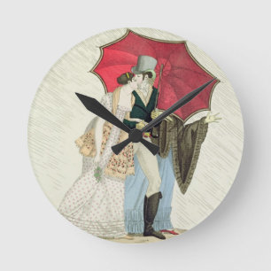 Horloge Ronde Le parapluie obligeant, plaquent 40 de 'Le Bon