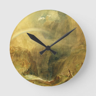 Horloge Ronde Le pont du diable, passage de St Gotthard, c.1804