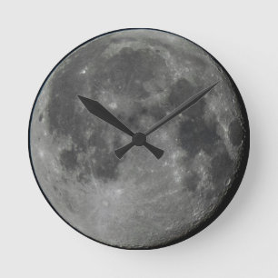 Horloge Ronde Le Portefeuille de la Lune