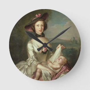 Horloge Ronde Le portrait de Madame, a indiqué pour être