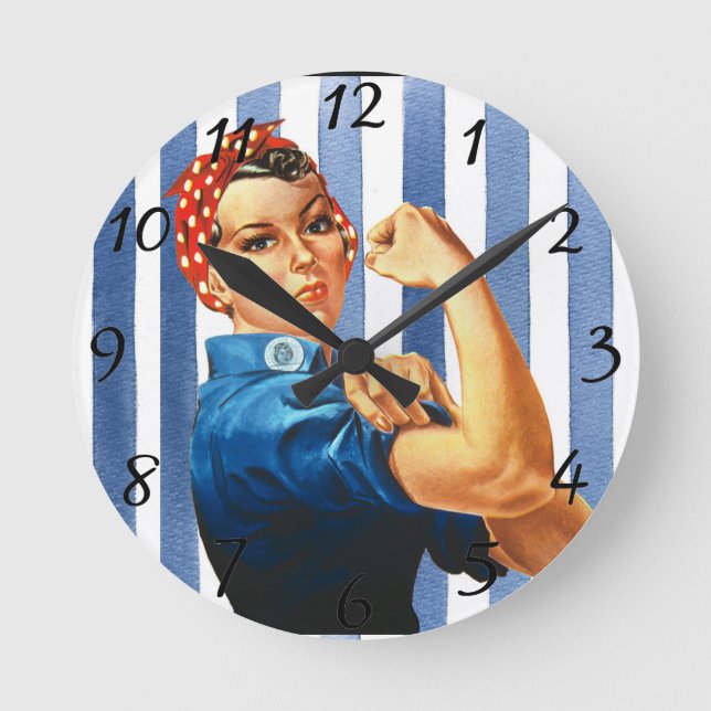 Horloge Ronde Le pouvoir des femmes (Recto)