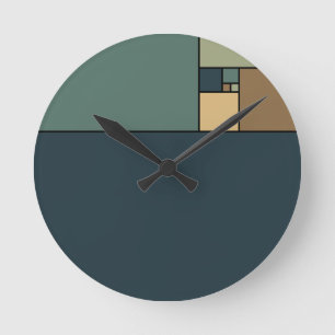 Horloge Ronde Le rapport d'or ajuste (les neutres)