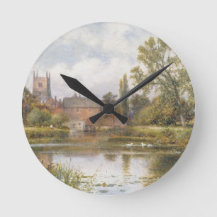 Horloge Ronde Le réservoir d'eau, 1901 (huile sur la toile)