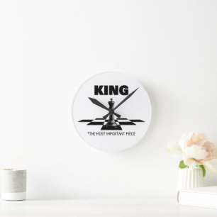 Horloge Ronde Le Roi La Pièce La Plus Importante