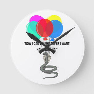 Horloge Ronde Le serpent volant