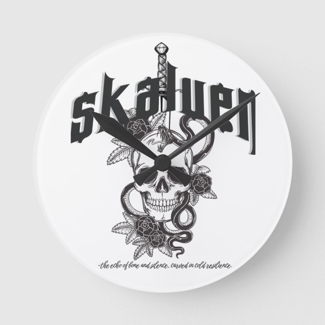 HORLOGE RONDE LE SKALVEN (Recto)