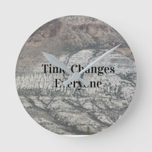 Horloge Ronde Le temps change tout le monde