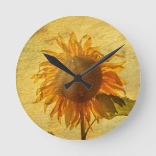 Horloge Ronde Le tournesol