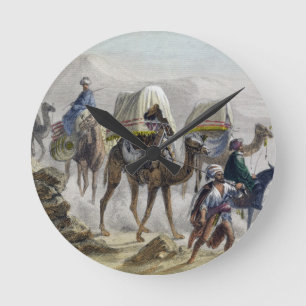 Horloge Ronde Le train à chameaux, de 'Constantinople et le Blac