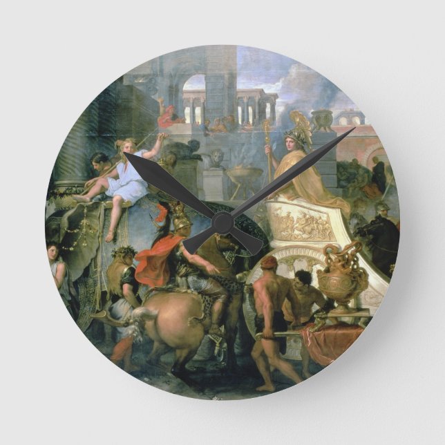 Horloge Ronde Le triomphe d'Alexandre, ou l'entrée d'Alexa (Recto)