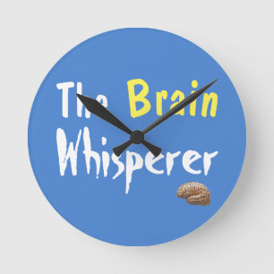 Horloge Ronde Le Whisperer du cerveau