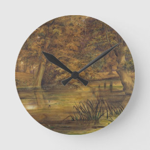 Horloge Ronde L'eau arrière du Bratford, 1864 (la semaine et