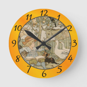 Horloge Ronde Lecture amusante