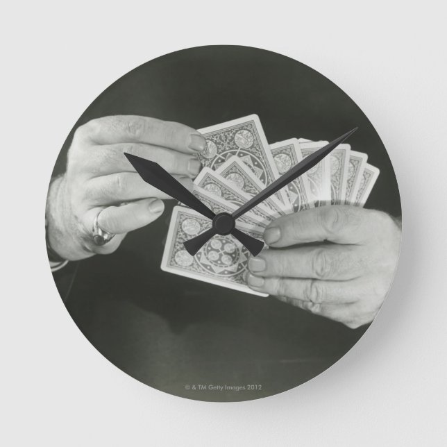 Horloge Ronde Lecture de cartes (Recto)