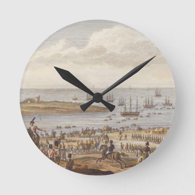 Horloge Ronde L'Embarquement des Anglais en Hollande, 30 Nove (Recto)