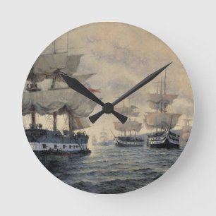 Horloge Ronde L'embarquement en expédition de libération de pe