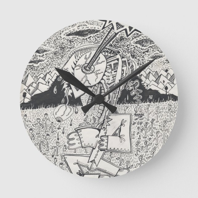 Horloge Ronde L'Ensemencement (Recto)