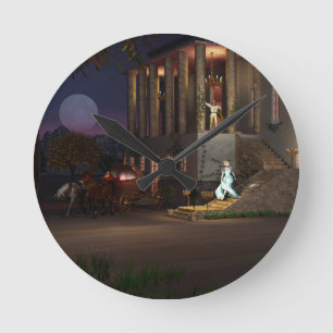 Horloge Ronde L'entraîneur de Cendrillon