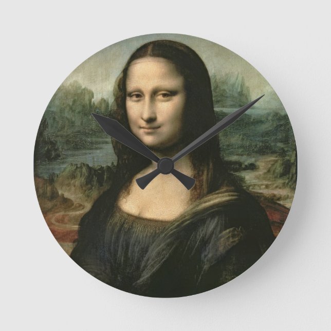 Horloge Ronde Leonardo Vinci | Mona Lisa, c.1503-6 (Recto)