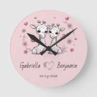 Les amateurs de Giraffe Cartoon Coeur Saint-Valent