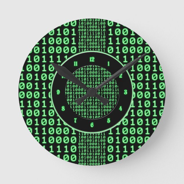 Horloge Ronde Les Bits (Recto)